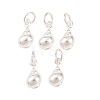 925 Sterling Silver Shell Shape Charms STER-I023-01S-03-1