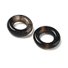 Natural Black Agate Linking Round Ring GG-CBA19D0-06A-03-2