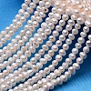Potato Natural Cultured Freshwater Pearl Beads Strands X-PEAR-E007-3-4mm-AA-1