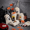BENECREAT 36Pcs 6 Styles Halloween Cotton Cloth Storage Pouches ABAG-BC0001-52-4