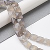 Natural Grey Agate Beads Strands G-K359-B12-01-2