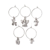 Alloy Wine Glass Charms AJEW-JO00210-1