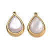Natural Freshwater Shell Pendants SA-CBA11D7-27A-G-1