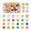 Yilisi 120Pcs 7 Style Resin Decoden Cabochons Accessories RESI-YS0001-07-2