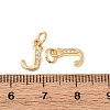 Brass Micro Pave Cubic Zirconia Charms X-KK-I382-03G-J-3