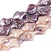 Natural Baroque Keshi Pearl Beads Strands PEAR-S022-01B-2