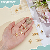 10Pcs 2 Styles Brass Charms KK-BC0014-85-3