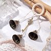 Iron Bell Pendant Decoration HJEW-JM02479-2