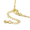 Brass Micro Pave Clear Cubic Zirconia Pendants Necklaces NJEW-K269-05G-10-3
