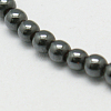 Magnetic Synthetic Hematite Beads Strands X-G-K037-10-1