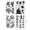 Globleland 4 Sheets 4 Styles PVC Plastic Stamps DIY-GL0004-48C-6