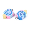 Handmade Polymer Clay Pendants CLAY-Q253-07P-08-2