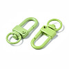 Spray Painted Eco-Friendly Alloy Swivel Snap Hooks Clasps PALLOY-T080-02S-NR-3