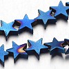 Electroplate Non-magnetic Synthetic Hematite Bead Strands G-F300-24D-05-1