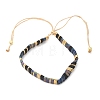 Vintage Ethnic Style Glass Tila Beaded Handmade Slider Bracelets for Women ZN9527-2-4