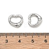 Brass Micro Pave Clear Cubic Zirconia Spring Gate Rings CU-CBA9234-23P-3