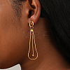 Stainless Steel Dangle Stud Earrings for Women PR2082-2