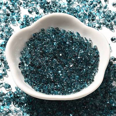 Transparent Baking Paint Glass Seed Beads SEED-A033-06A-07-1