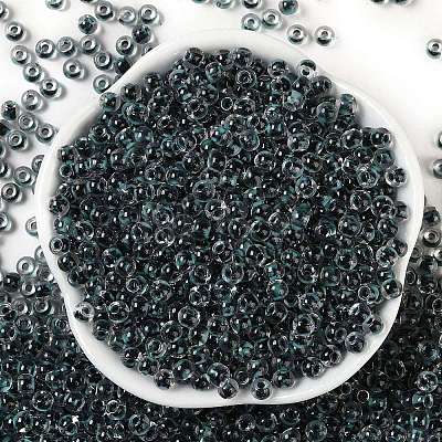 Transparent Inside Colours Glass Seed Beads SEED-A032-04R-1