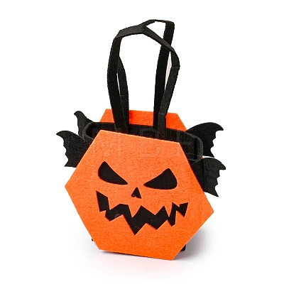Devil Felt Halloween Candy Bags with Handles HAWE-K001-01B-1