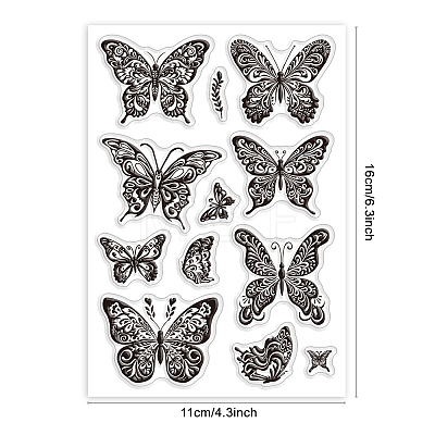 Custom Summer Theme PVC Plastic Clear Stamps DIY-WH0631-0059-1