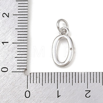 Brass Micro Pave Clear Cubic Zirconia Charms KK-P339-27P-00-1