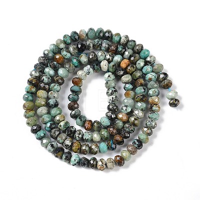 Natural African Turquoise(Jasper) Beads Strands G-N342-28A-1