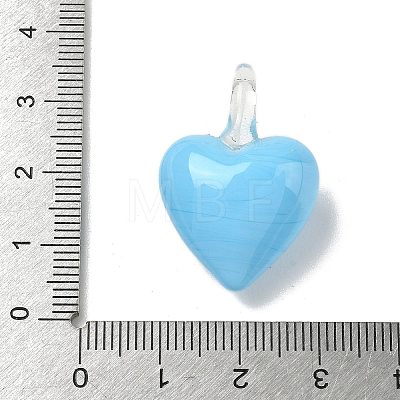Christmas Handmade Lampwork Pendants LAMP-L081-01H-1