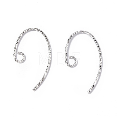 Brass Earring Hooks KK-E079-01P-1
