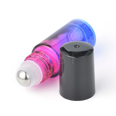 5ml Glass Gradient Color Empty Roller Ball Bottles MRMJ-WH0034-C02-5ml-1