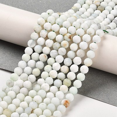 Natural Green Opal Beads Strands G-Z035-A02-03D-1