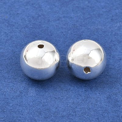 Round Brass European Beads KK-G512-08S-1