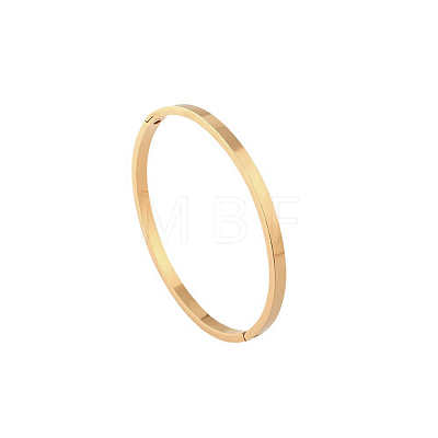 Ion Plating(IP) 304 Stainless Steel Bangles BJEW-E277-42A-G-1