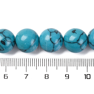 Synthetic Turquoise Beads Strands G-L605-G01-04A-1