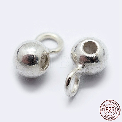 925 Sterling Silver Tube Bails STER-K167-047A-S-1