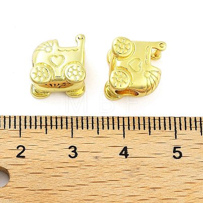 Rack Plating Brass European Beads KK-NH0001-11G-1