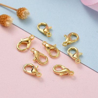 Zinc Alloy Lobster Claw Clasps E103-G-1