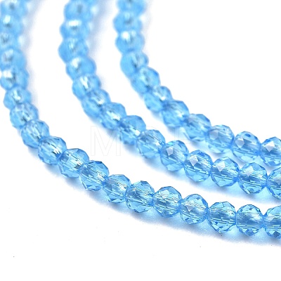 Glass Beads Strands LS-G-K185-16F-1