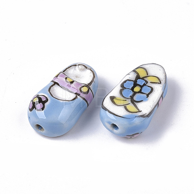 Handmade Porcelain Beads PORC-N004-35A-1