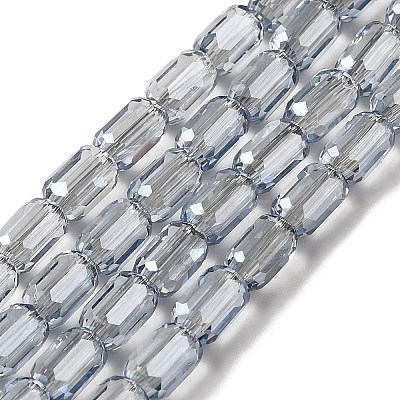 Electroplate Glass Beads Strands EGLA-D031-01-28-1