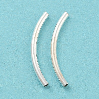 925 Sterling Silver Tube Beads STER-Q191-03C-S-1