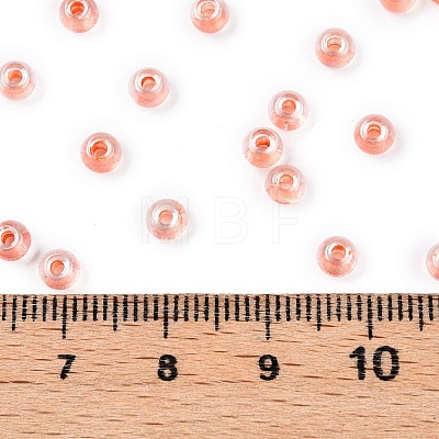6/0 Transparent Inside Colours Glass Seed Round Beads X1-SEED-N006-004J-1