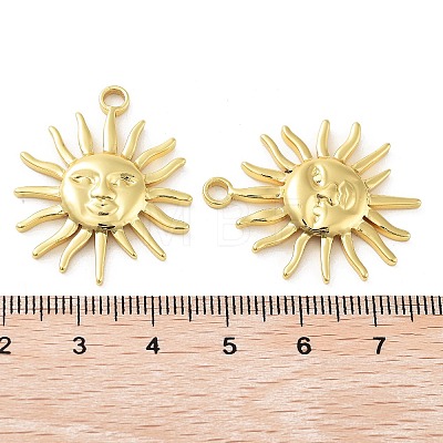 304 Stainless Steel Pendants X-STAS-F304-01G-08-1