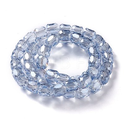 Electroplate Glass Beads GLAA-F108-13A-05-1