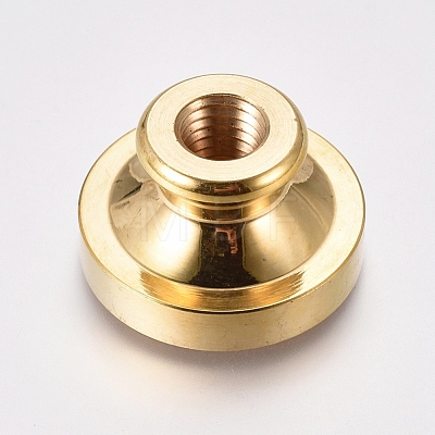 Brass Blank Stamp Head DIY-WH0148-09B-1