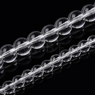 Transparent Glass Beads Strands GLAA-T032-T8mm-13-1