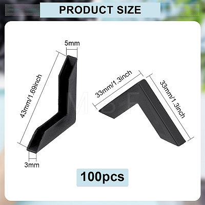 PP L-shaped Triangle Corner Protector FIND-WH0152-324A-1