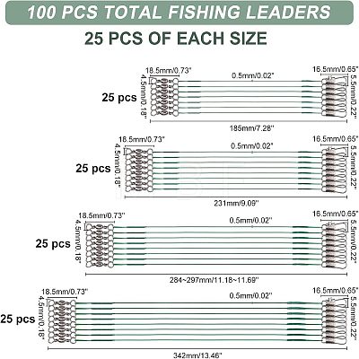 Steel Fishing Wire Leaders FIND-FH0001-02B-1