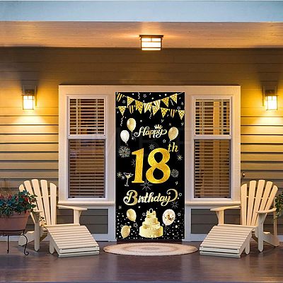 Polyester Hanging Banner Sign AJEW-WH0190-035-1