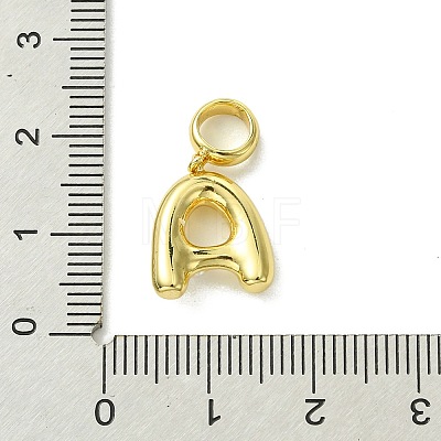 Rack Plating Brass with ABS Plastic Pearl European Dangle Charms KK-G501-02A-G-1